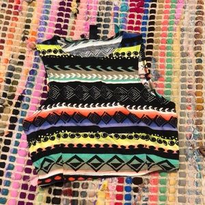 Windsor aztec crop top (size M)